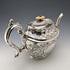 1890 British antique silver plate teapot by George Cutts